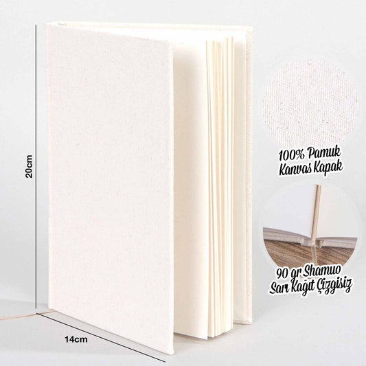 Kanvas Defter 14x20 cm - istecanta.com