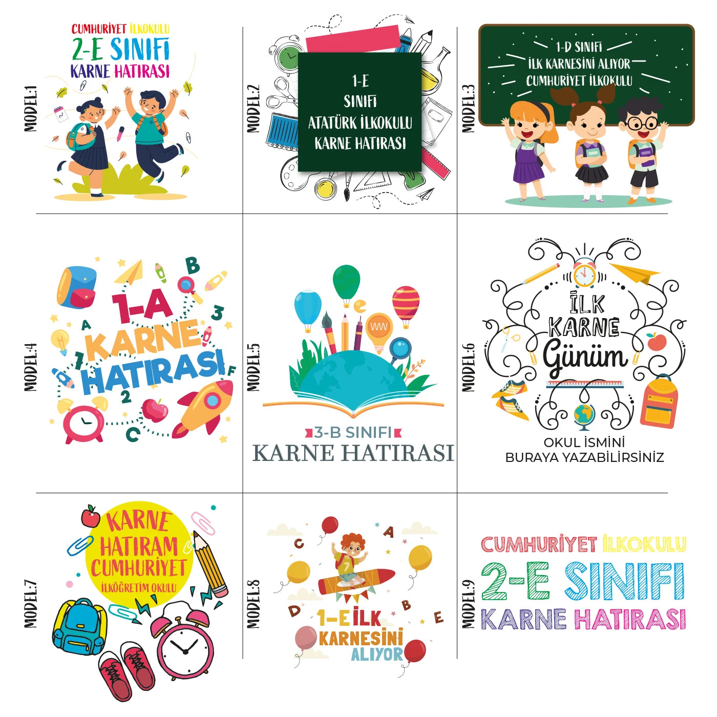 35×40 cm lacivert kanvas çantanın ön yüzünde, ürün grubuna ait 18 farklı desen seçeneğinden biri bulunur.