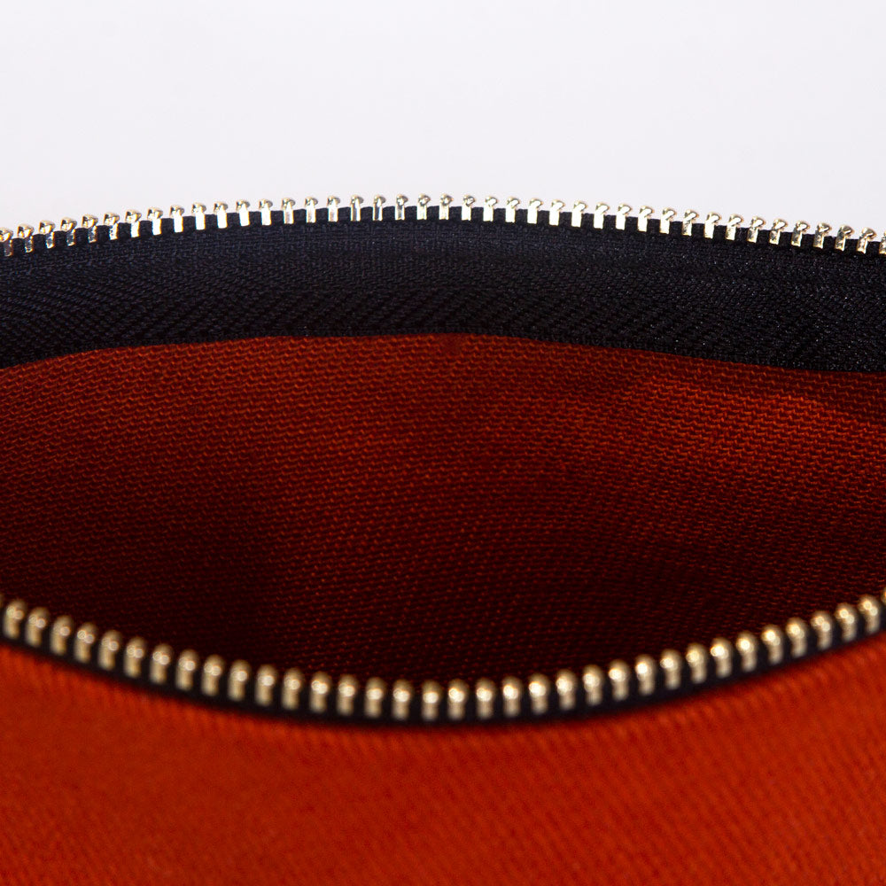 Karne Günü Star Clutch 21×15 Kiremit – Metal Fermuar (Özelleştirilebilir)