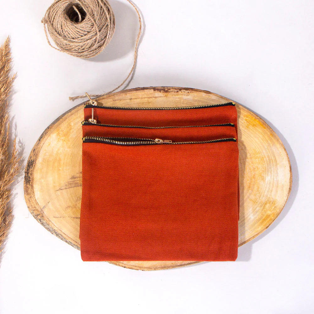 21x15 cm Kiremit Star Clutch - Kadınlar Günü Hediyesi - görsel 8