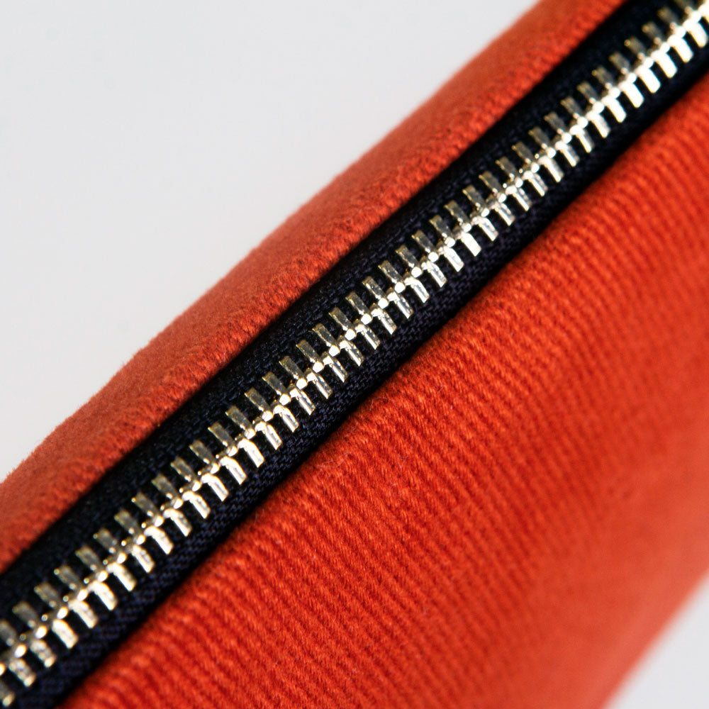 Karne Günü Star Clutch 21×15 Kiremit – Metal Fermuar (Özelleştirilebilir)