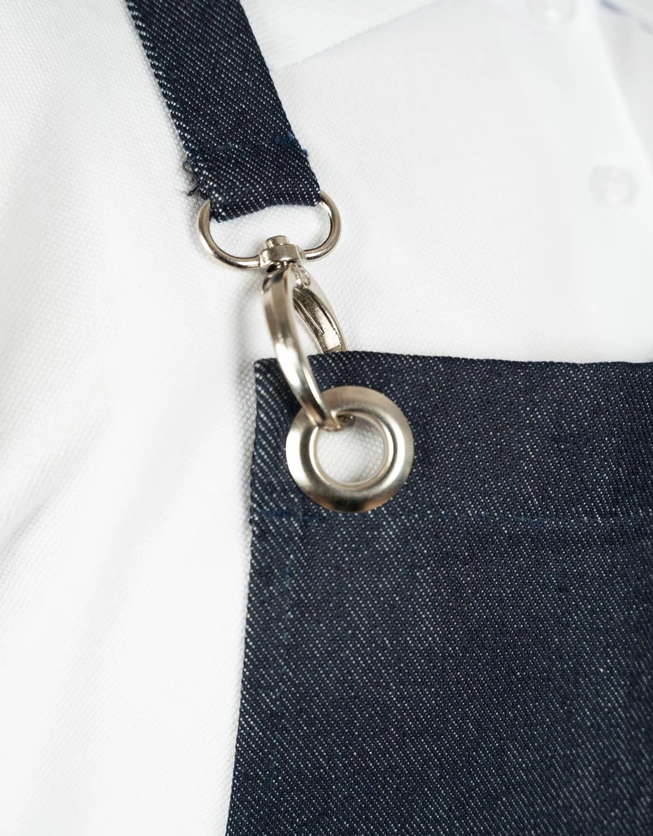 MasterChef Mutfak Önlüğü -  Koyu Mavi Denim Kumaş - görsel 9