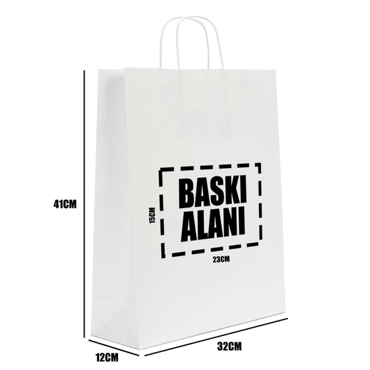 Kurumsal etkinlikler için logo baskılı kraft çanta