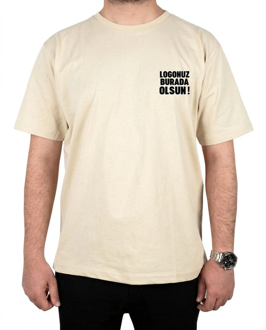 Premium Tişört Krem (Özelleştirilebilir)