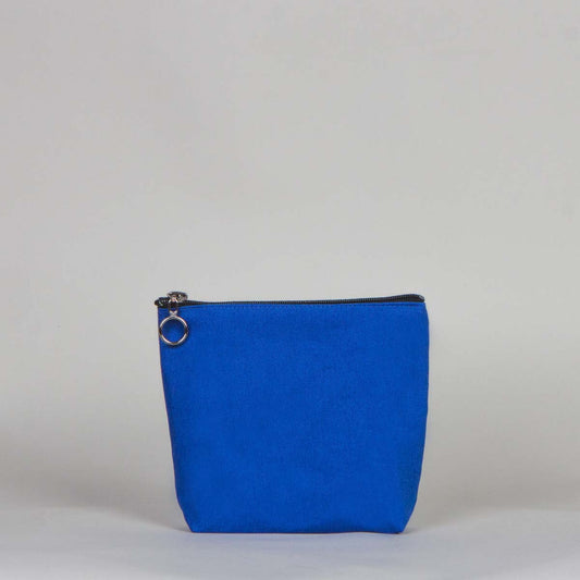 Venüs Clutch Saks Mavi Renk 18x15x5 cm - istecanta.com