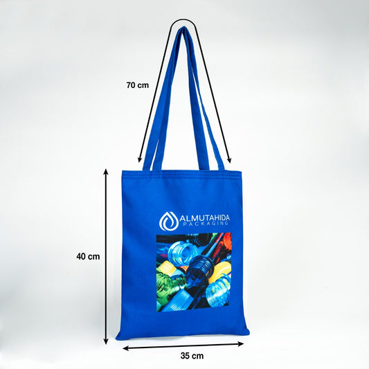 Renkli Süblimasyon Bez Çanta Lamineli Toptan - 35x40cm - istecanta.com