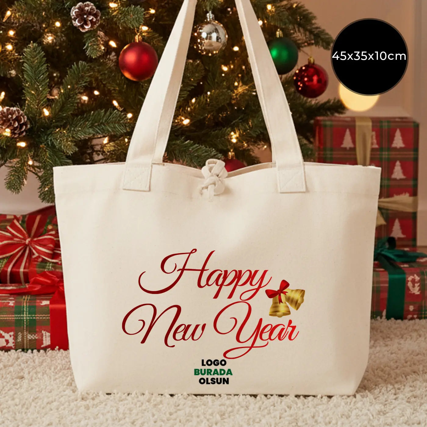 Yılbaşı Özel Large City Çanta - 45x35x10cm (Özelleştirilebilir)