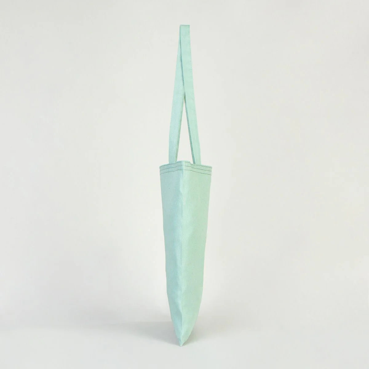 35x40 cm Mint Yeşili Gabardin Bez Çanta - Bayram Çantası