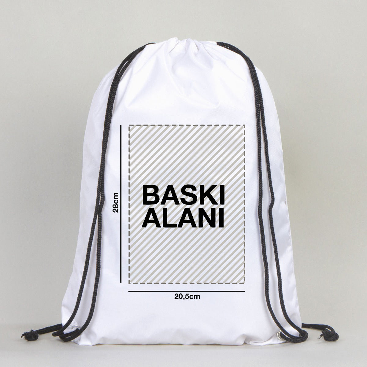 İmperteks 32x45 Kuş Gözlü Beyaz (Özelleştirilebilir)