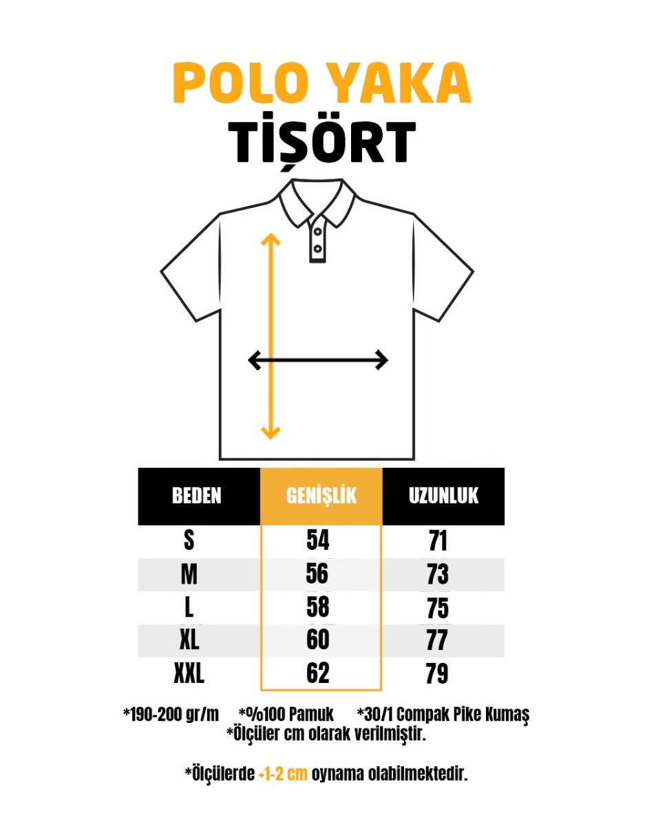 Premium Polo Yaka Tişört Siyah