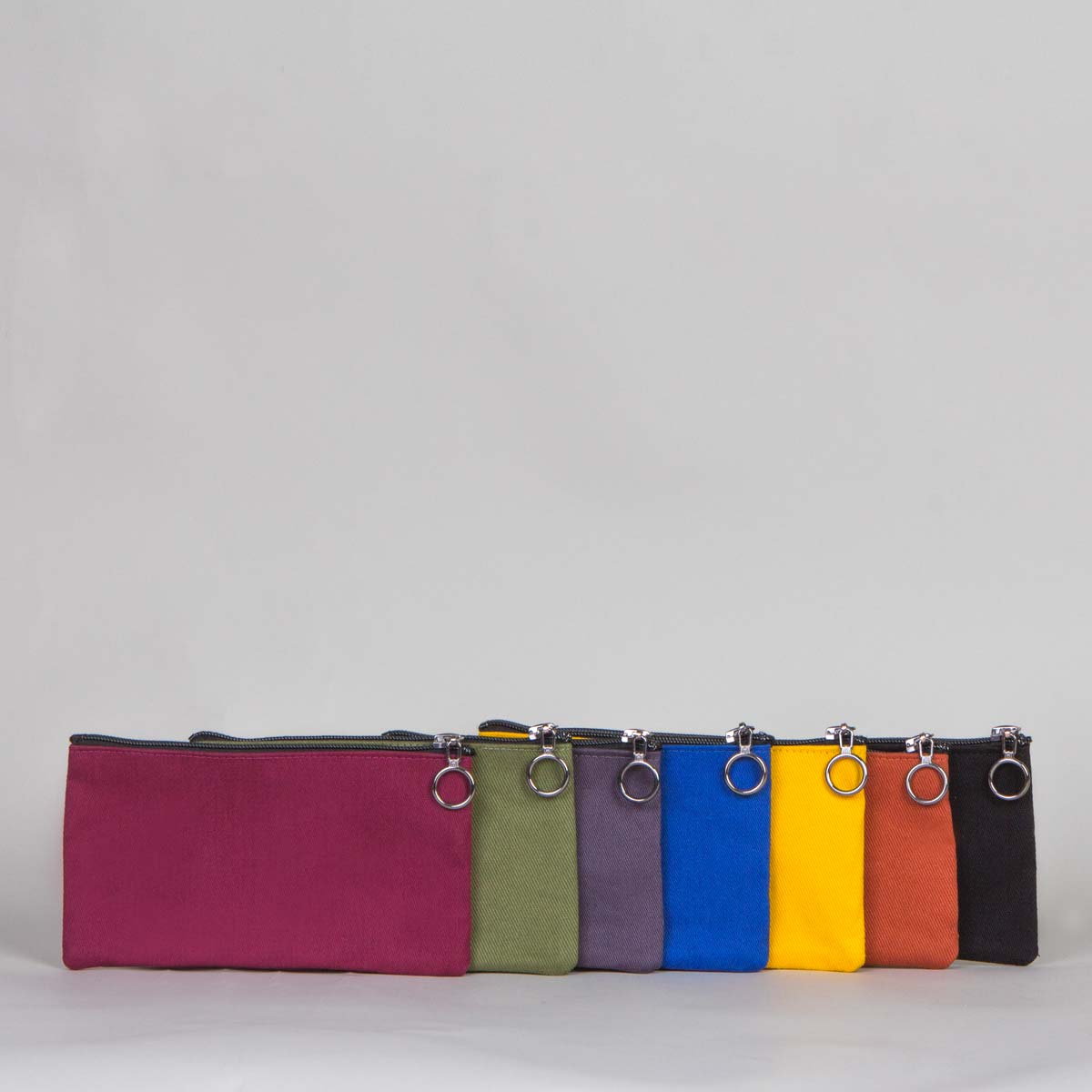 Gala Kalemlik Clutch Saks Mavi Renk 18x10 cm - istecanta.com