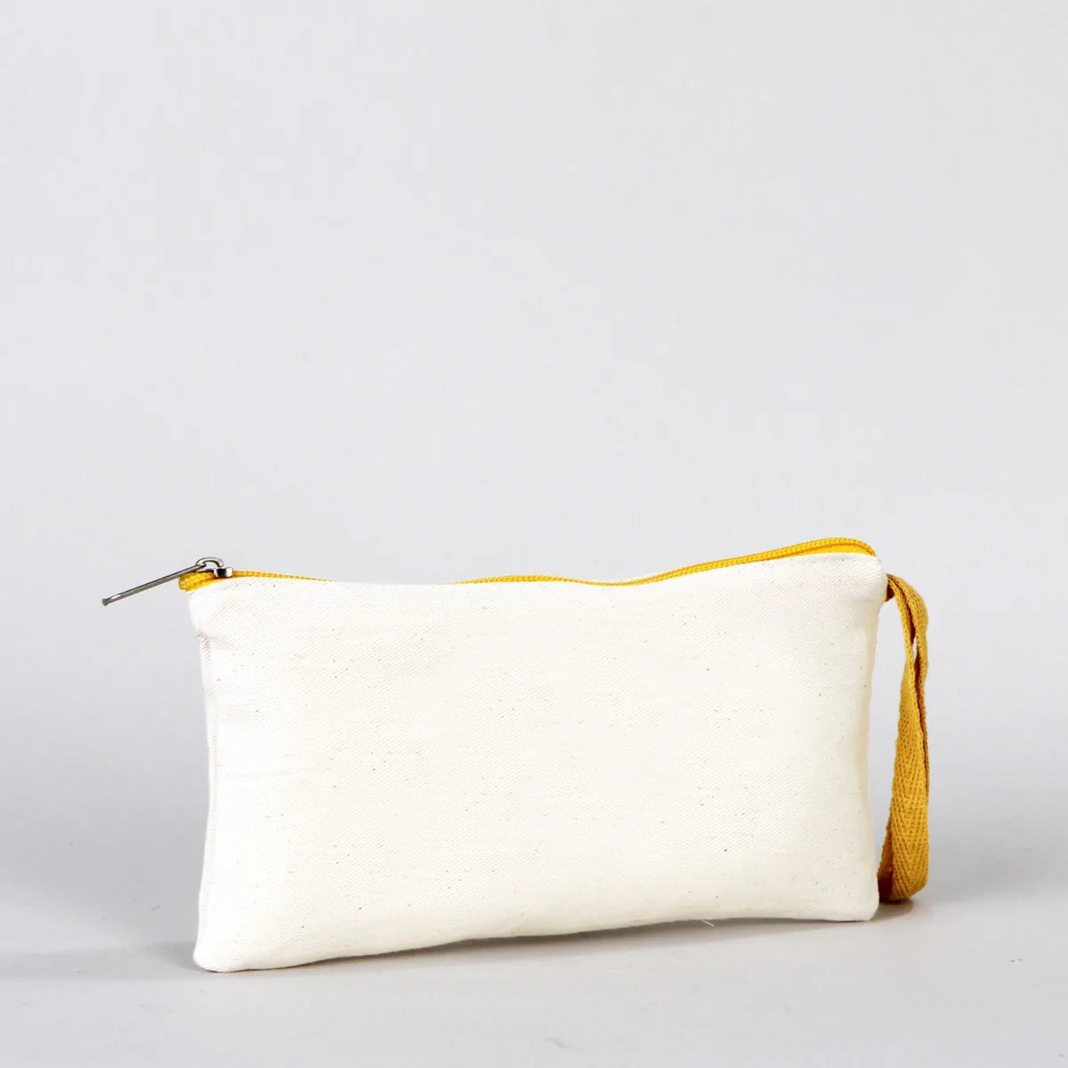 Boyanabilir 21x10 cm Sarı Fermuarlı Bez Kese - 23 Nisan Hediyesi - görsel 7