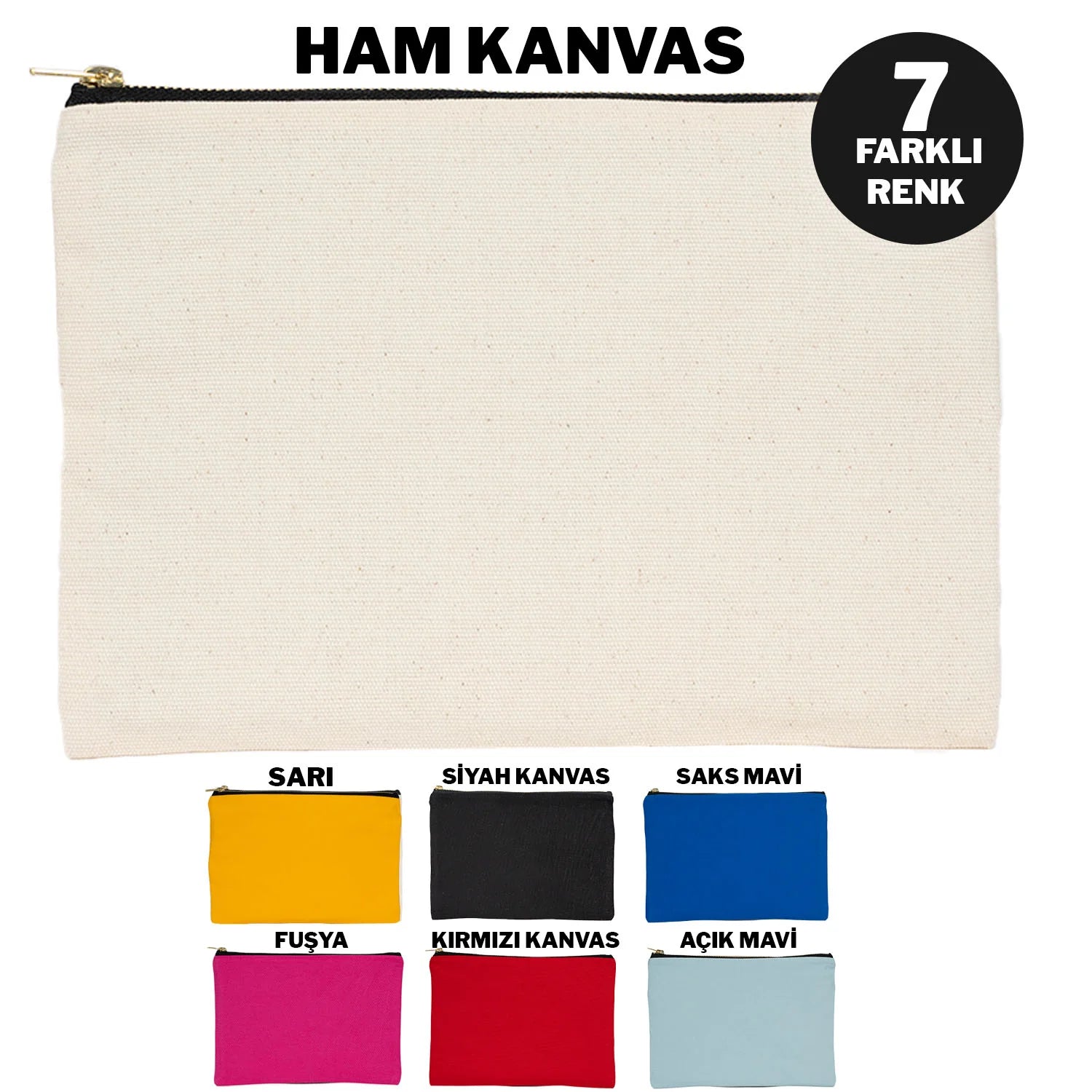 25x18 cm Ham Renk Metal Fermuarlı Kalemlik - Kadınlar Günü Hediyesi - görsel 9