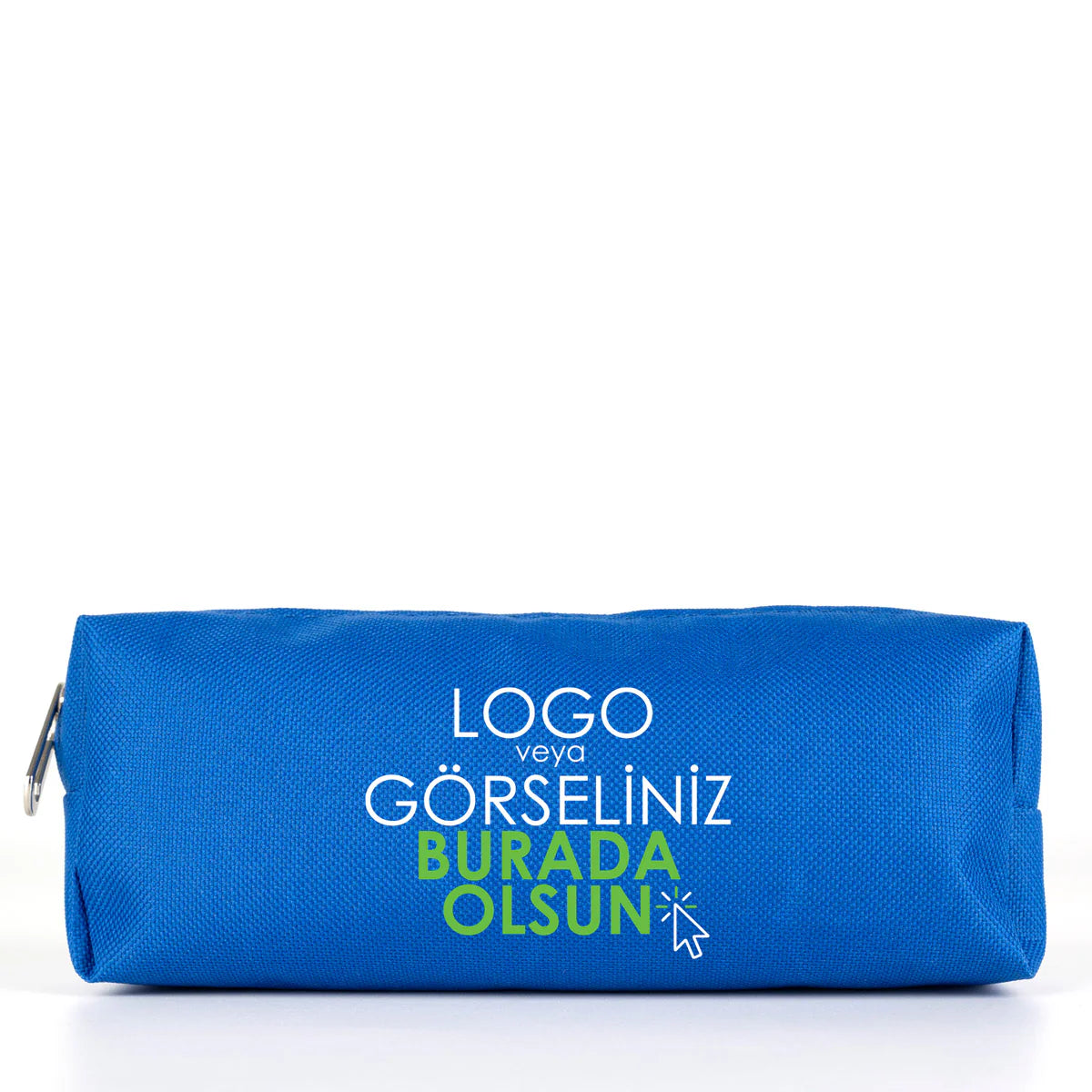 Kalemlik Okul Promosyon Kalem Çantası Mavi (Özelleştirilebilir)
