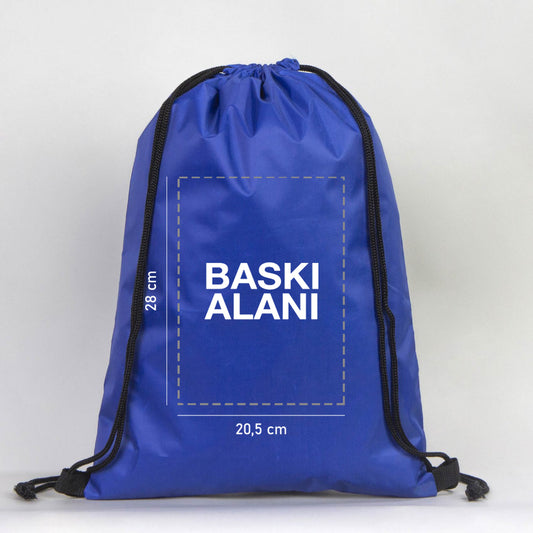 İmperteks Sırt Çantası 32x45 cm Saks Mavi  (Özelleştirilebilir)