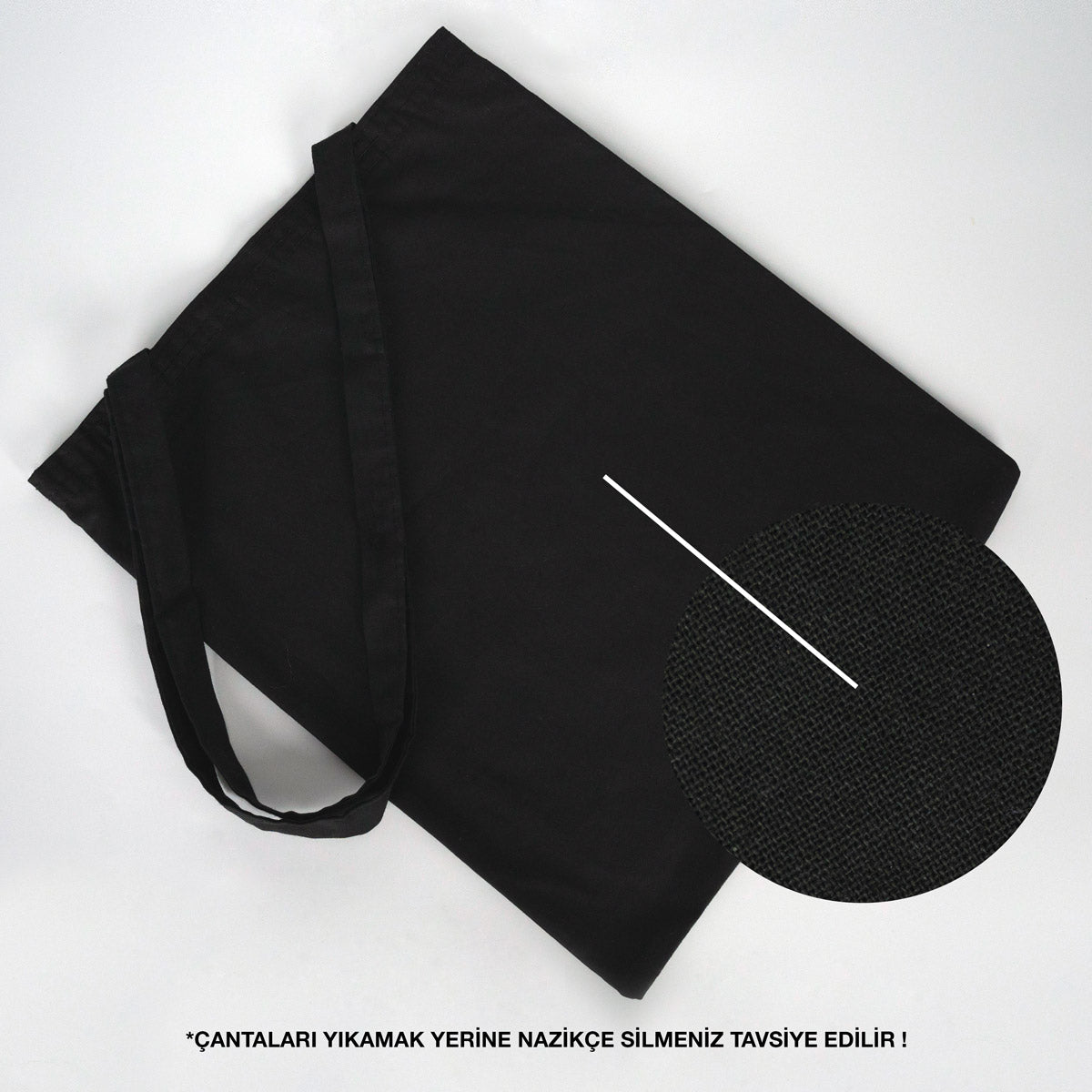 Siyah Ham Bez Çanta Baskılı (Özelleştirilebilir) – Karne Günü Hediyesi