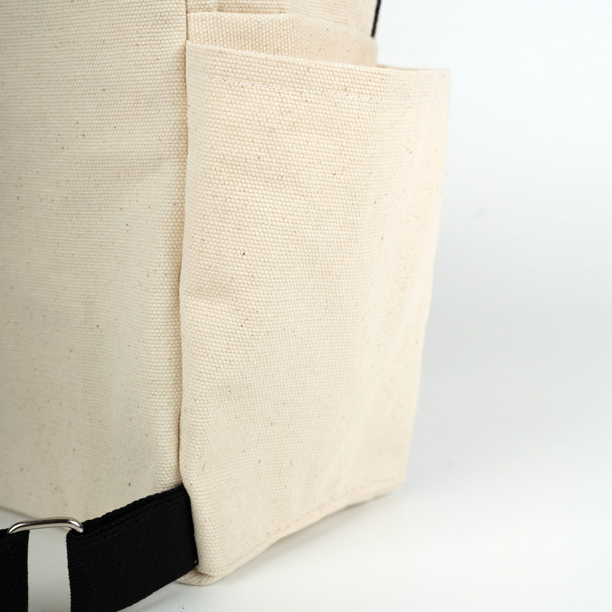 Karne Gününe Özel Siyah VIP Kanvas Sırt Çantası – Ön ve Yan Cepli