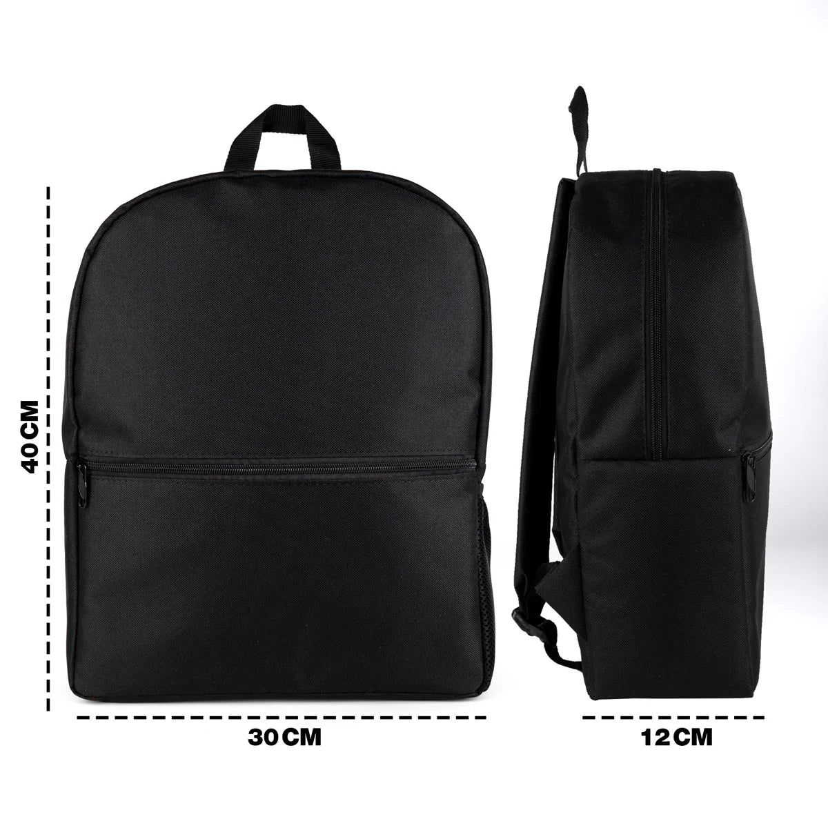 Sırt Çantası Okul Öğrenci Seyahat Promosyon İmperteks Siyah - detay görünüm