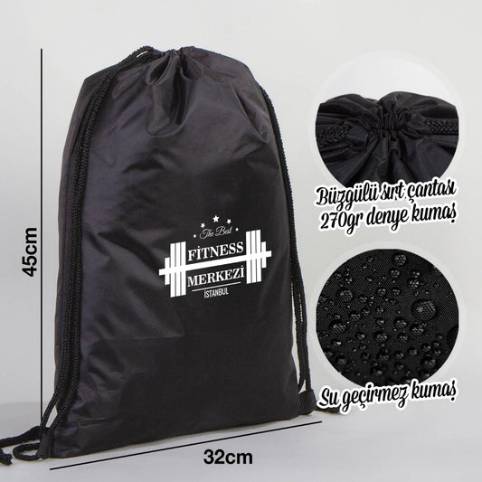 İmperteks Sırt Çantası 32x45 cm Siyah (Özelleştirilebilir) - istecanta.com