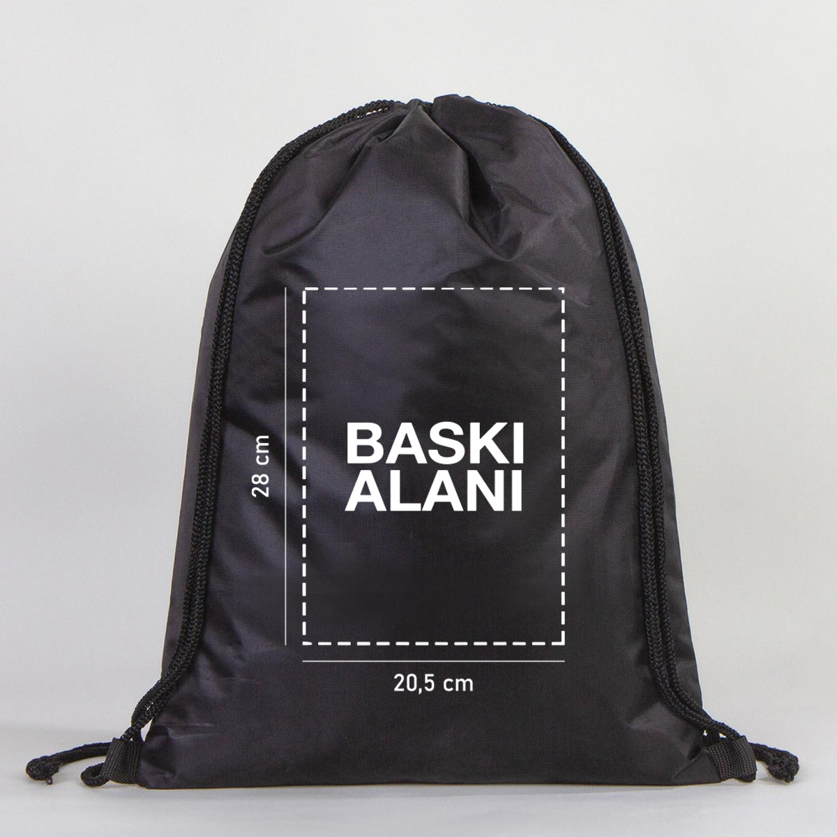 İmperteks Sırt Çantası 32x45 cm Siyah (Özelleştirilebilir)