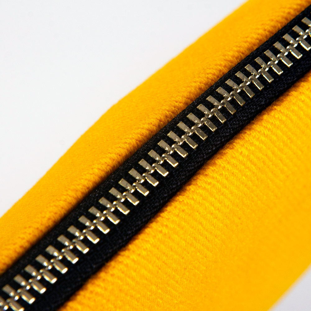 Karne Günü Star Clutch 21×15 Sarı– Metal Fermuar (Özelleştirilebilir)