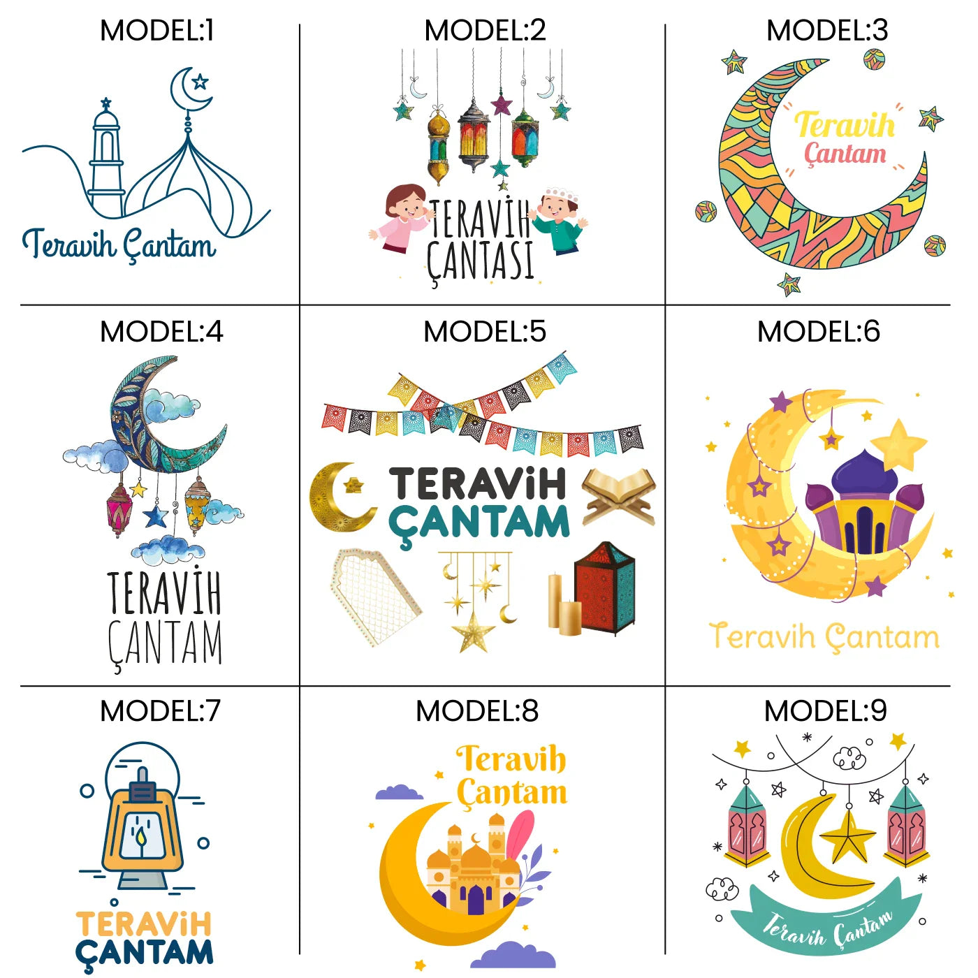 19x14 cm Çocuk Bayram Harçlık Kese Çantası - Teravih Çantası - farklı açı