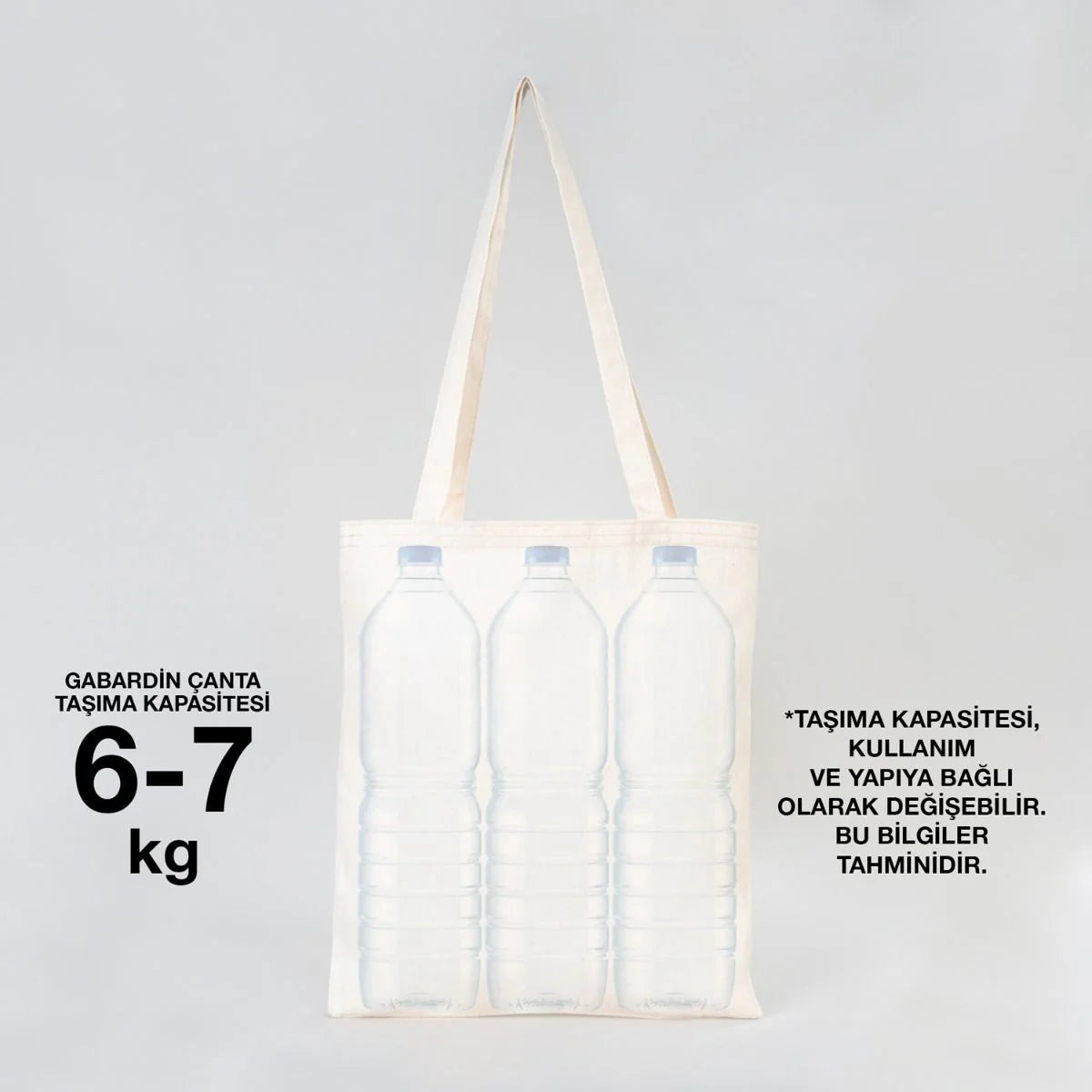 Boyanabilir 35x40 cm Gabardin Bez Çanta - 23 Nisan Hediyesi - görsel 8