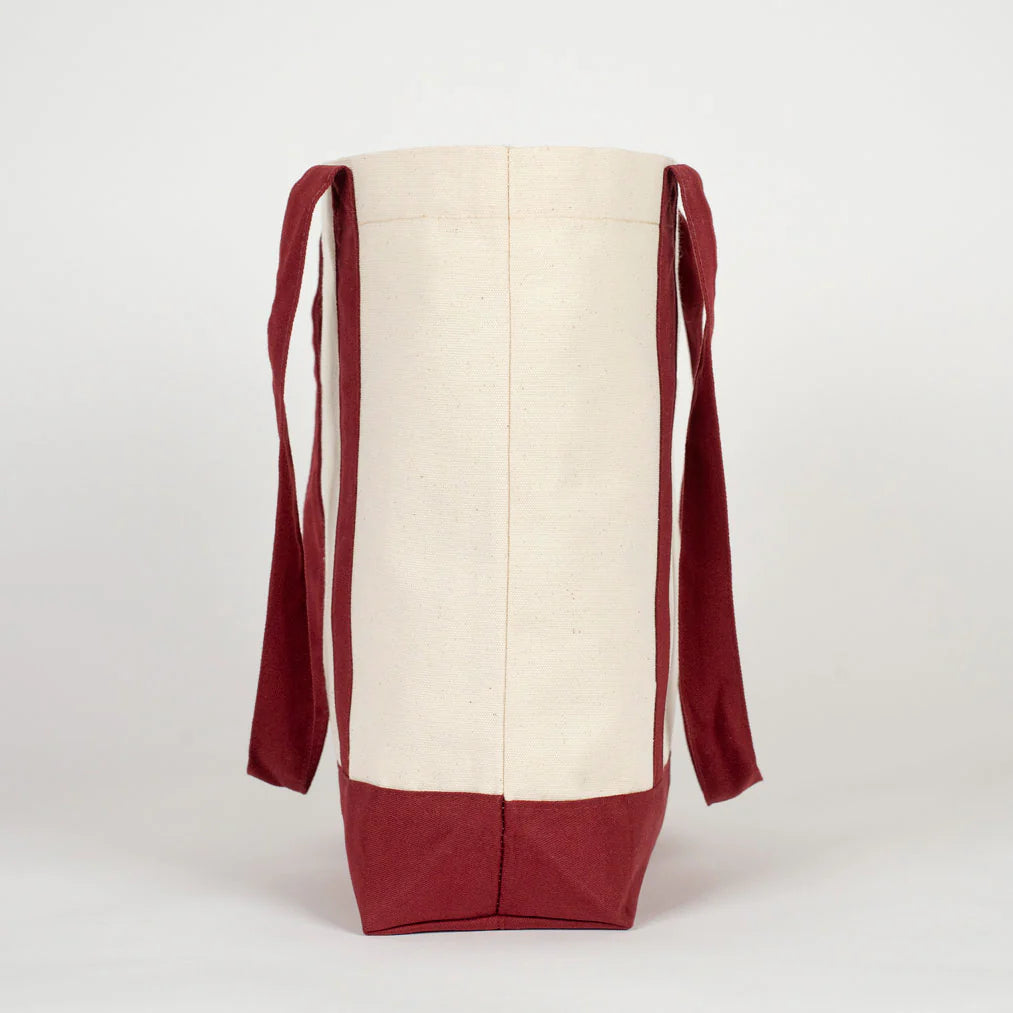 40x35x12 cm Trend Kanvas Çanta Bordo Kulp - Kadınlar Günü Hediyesi - görsel 14