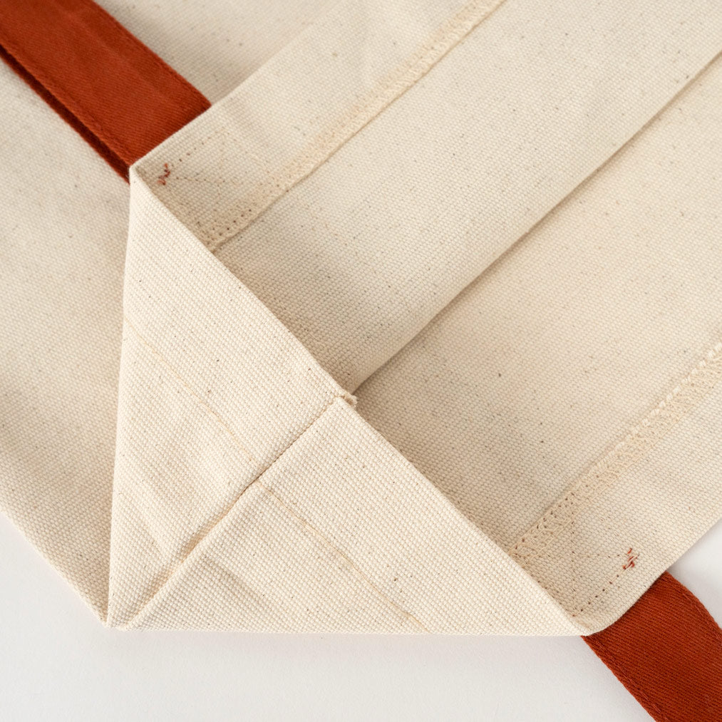 Trend Kanvas Çanta 40x35x12cm - Kahverengi Renkli Kulp