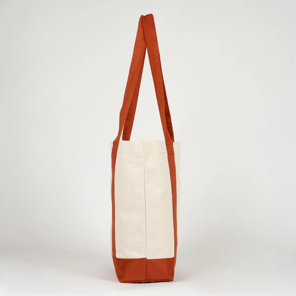 40x35x12 cm Trend Kanvas Çanta Kiremit Kulp - Kadınlar Günü Hediyesi - görsel 13