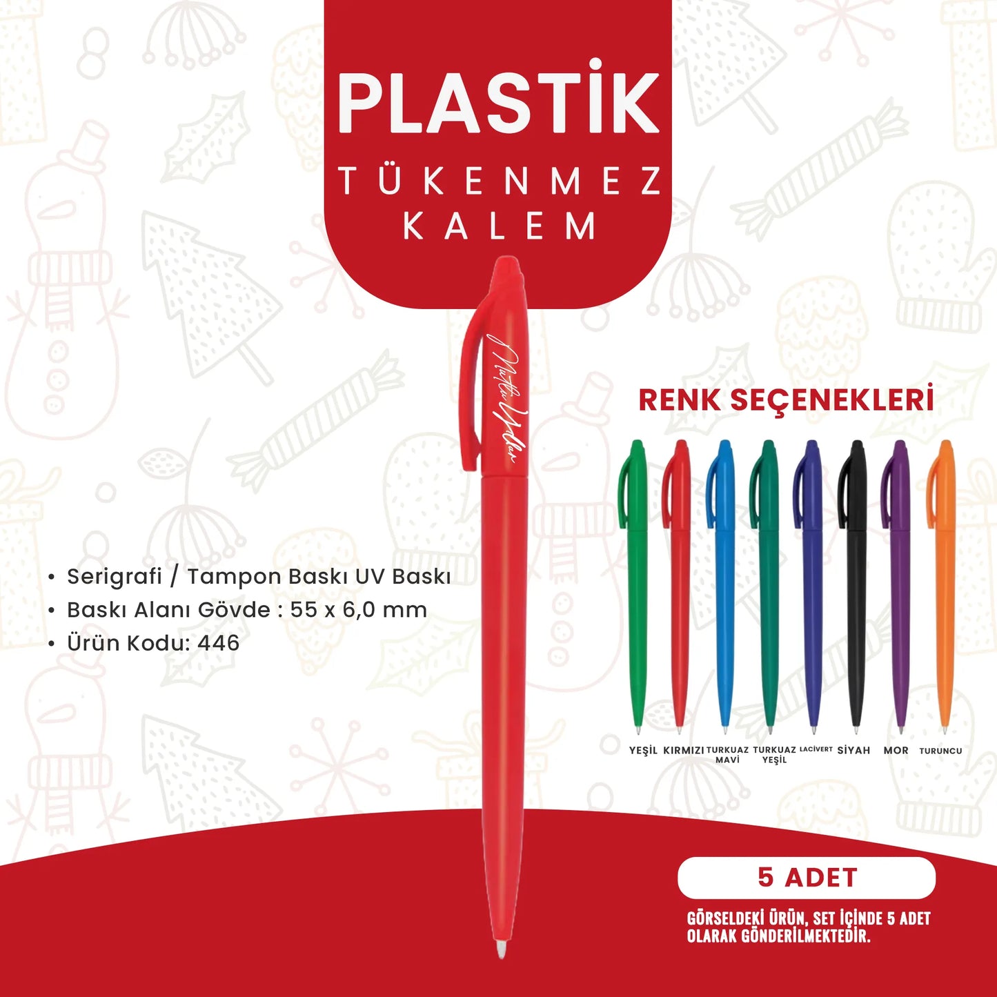 Logo Baskılı Yılbaşı Kurumsal Hediye Seti | Termos ve Bez Çanta - yakın çekim