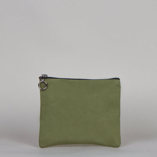 Klopp Clutch Yeşil Renk 18x15x cm - istecanta.com