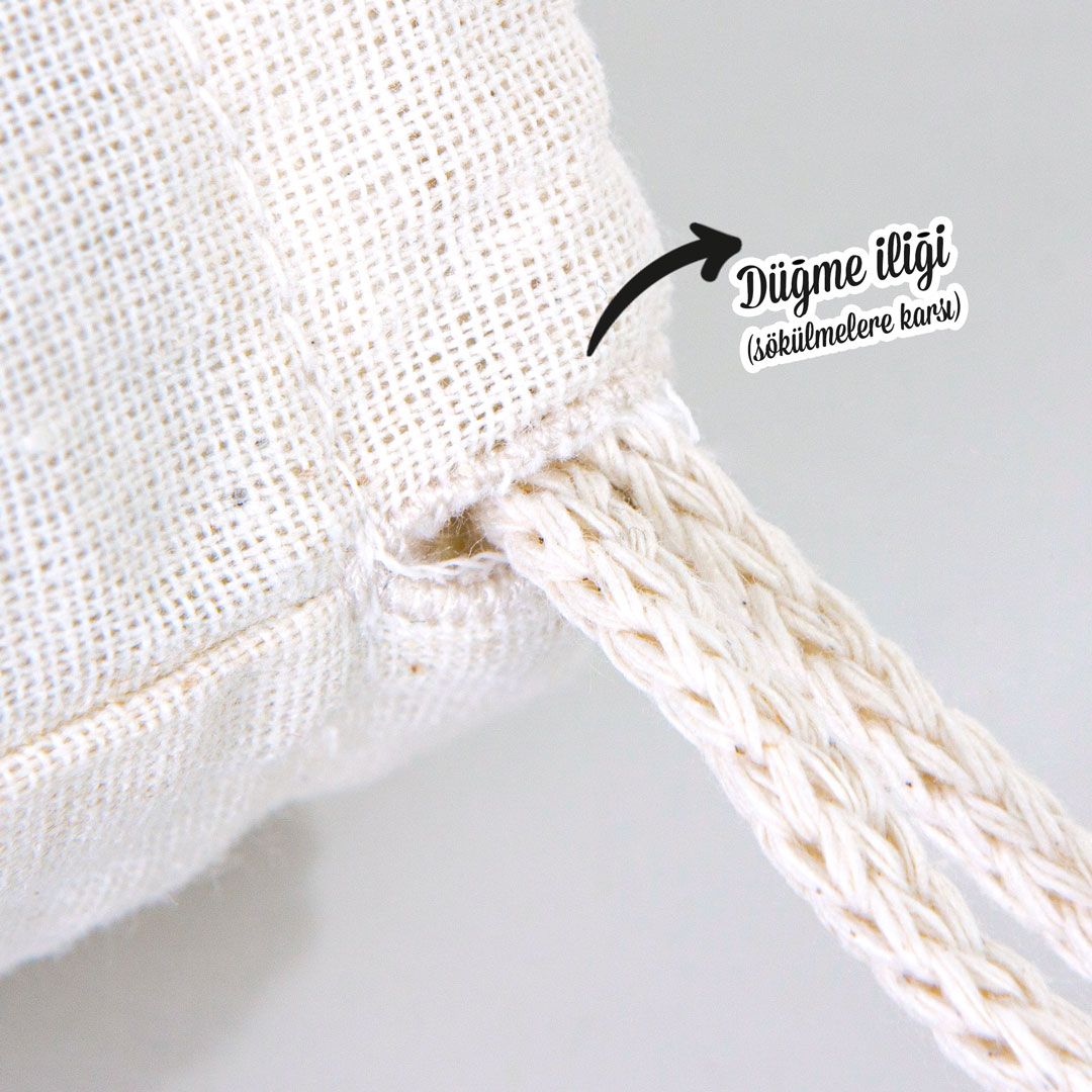 Mutlu Yıllar Minimalist Baskılı Yılbaşı Bez Kese- 15x20cm Tek Tutma Kısa Kulp (Özelleştirilebilir) - istecanta.com