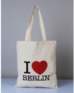 Promosyon Çanta Ham Bez 35x40 cm I Love Berlin