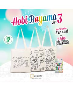 Hobi Bez Çanta Boyama Set - 3