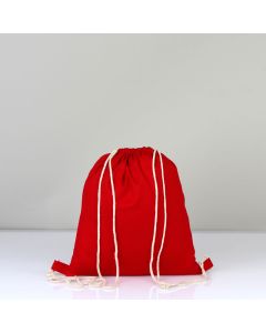 Gabardin Bez Çanta 35x40 cm Büzgülü Sırt Kırmızı Renk