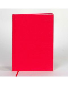 Kanvas Defter Kırmızı 14x21 cm