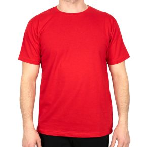 Sadelikte mükemmellik: 1. Kalite Basic Kırmızı Renk kısa kollu tişört