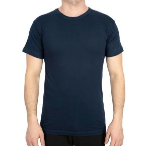 Zarif ve şık: Lacivert renk promosyon kısa kollu tişört