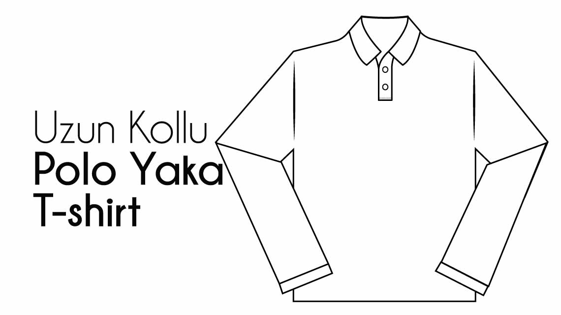 Uzun Kollu Polo Yaka Tshirt